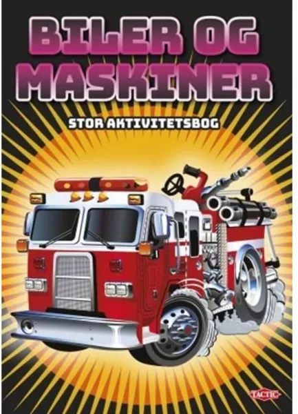 Tactic Biler og maskiner stor aktivitetsbok (96s)