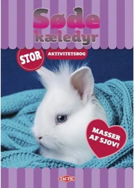 Tactic Søte kjæledyr stor aktivitetsbok (96s)