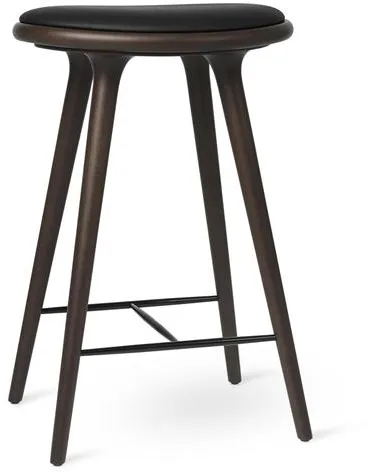 Mater High Stool Bar Stool Dark Stained Beech 69cm