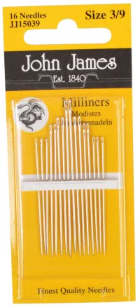 John James Broderinåler Størrelse 3/9 - 16 stk