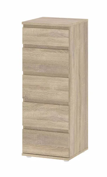 TVILUM Nova Kommode - Naturfarget komposittre, Eik struktur, (107x40)