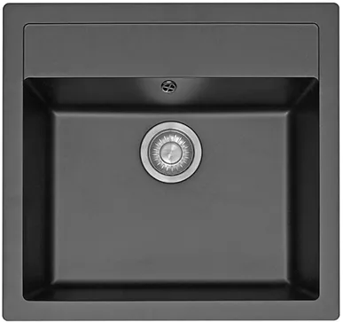 Franke Tectonite kjøkkenvask, 560x530 mm, grafitt metallic