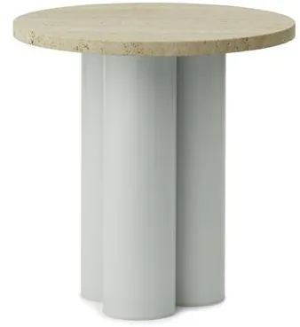 Normann Copenhagen Dit Side Table Light Green/Travertine Light