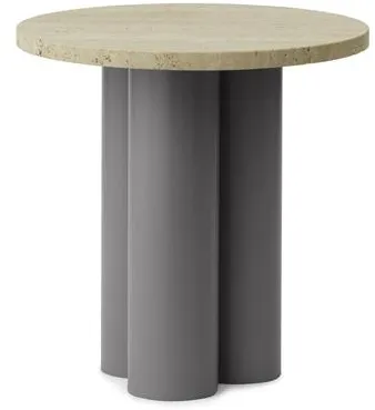 Normann Copenhagen Dit Side Table Grey/Travertine Light